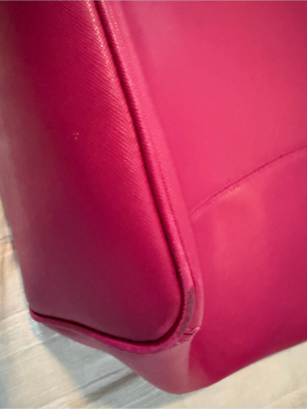Coach Peyton Leather Tote F26103 – Fuchsia Pink - Picture 8 of 10